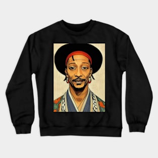 katt williams japanese look,humor Crewneck Sweatshirt